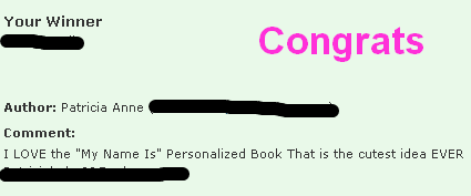 FreckleBox Winner Patricia Congrats