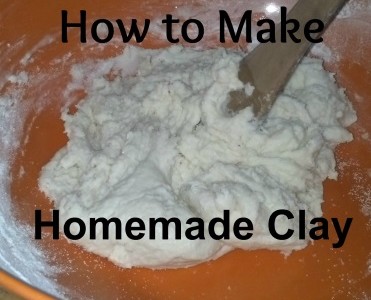 Homemade Clay that Hardens For Craft Time