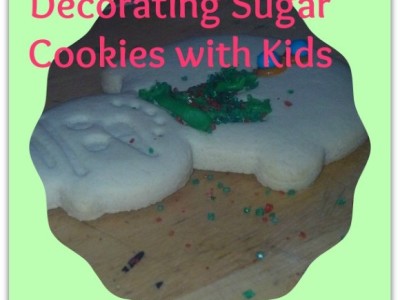 Decorating Sugar Cookies During Holiday Break