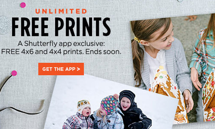 Free Prints Package from Shutterfly