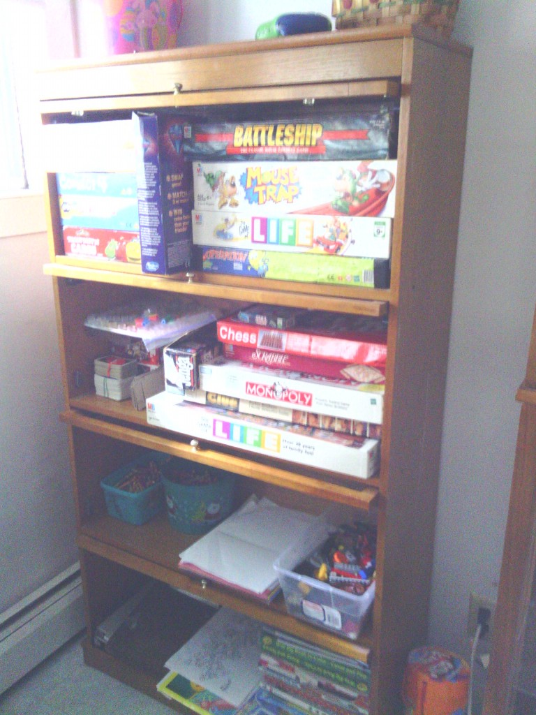 Family Board Game Area