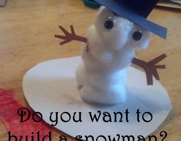 Do You Want to Build a Snowman Craft? #crafts #toddler #preschool