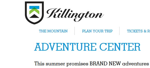 Killington Resort’s Summer Adventure Center #KillingtonMoms #Beast365 Giveaway
