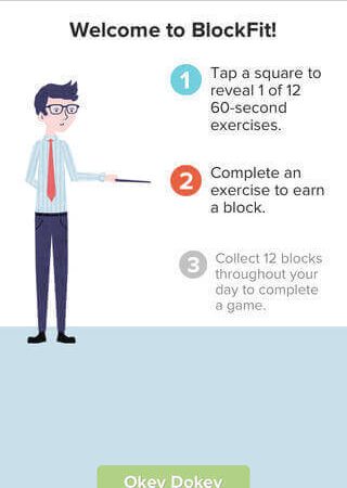 Quick Home & Office Workout with BlockFit App