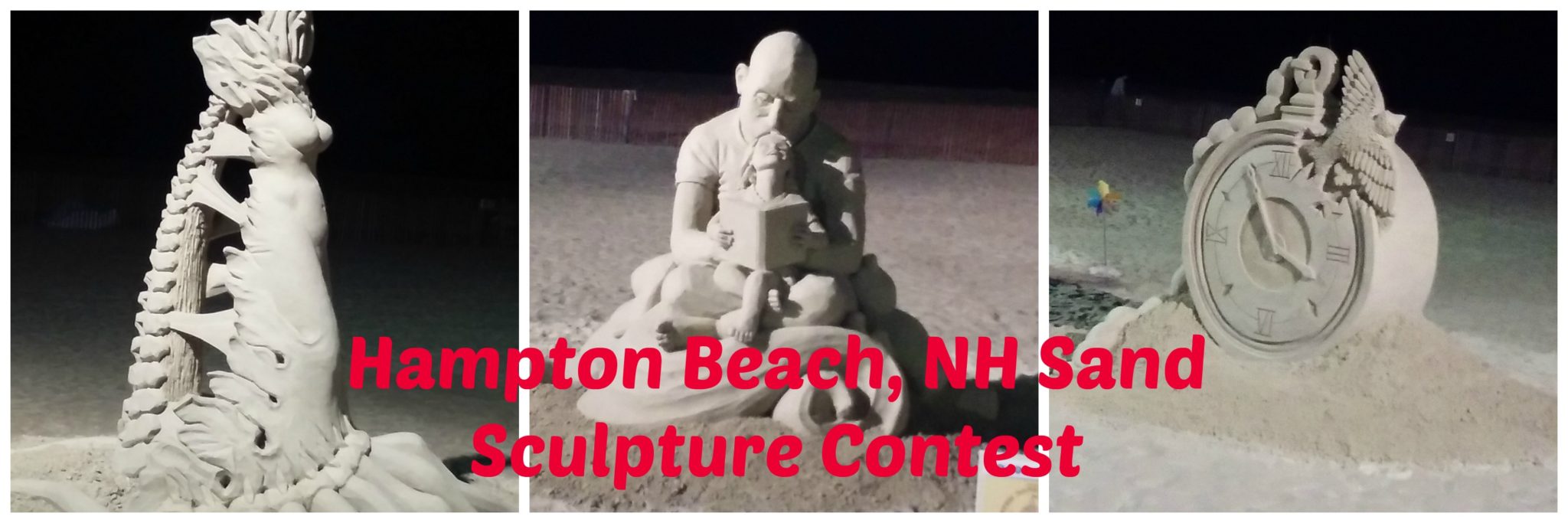 Hampton Beach NH Sand Sculpture Contest