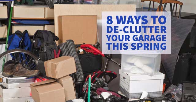 8 Ways to De-clutter Your Garage