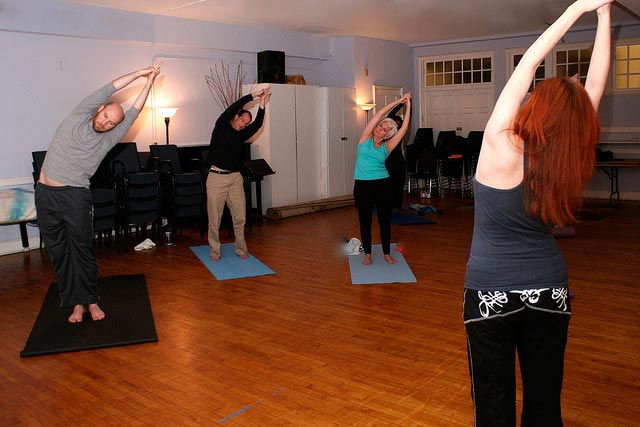 yoga before bed