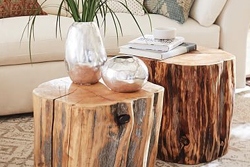 Tree Stump Side Table