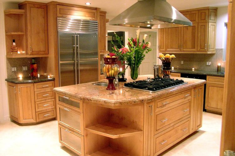 Transitional-Kitchen cabinet design